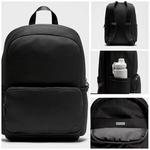 Lululemon Everywhere Backpack 22L Knit Mesh Black NWT